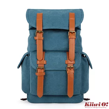 【Kiiwi O!】Basic後背包 丹寧湛藍布蘭達