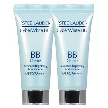 ESTEE LAUDER 雅詩蘭黛 HD超畫質晶燦透白光感BB霜(15ml)*2