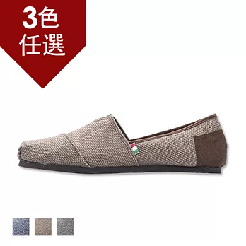 player編織感布面懶人鞋 (FIP01)-共三色26.5咖啡色