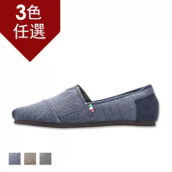 player編織感布面懶人鞋 (FIP01)-共三色26.5藍色