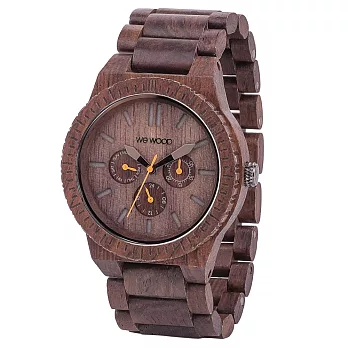 WEWOOD義大利時尚木頭腕錶 三眼系列KappaChocolate