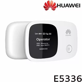 華為 HUAWEI/E5336/下載最高可達21Mbps/3.75G 無線行動寬頻路由器-白色