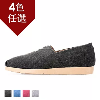 PLAYER 素面抓摺風休閒男鞋(KP90) - 共四色26黑