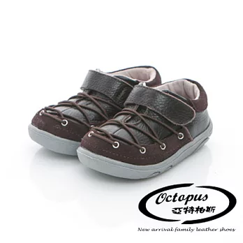 Octapus俄羅斯之旅手工牛皮寶寶鞋-經典咖兒童款13經典咖