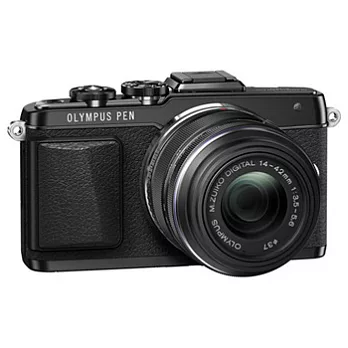 OLYMPUS E-PL7 14-42mm EZ電動變焦鏡組(公司貨)+16G記憶卡+清潔組+讀卡機+小腳架+保護貼-黑色