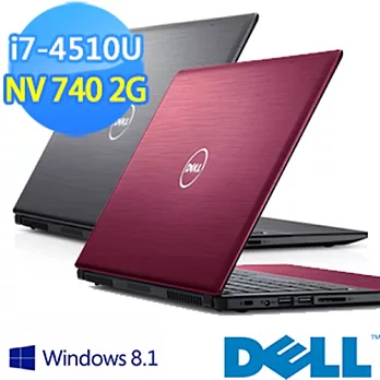 【DELL戴爾】V5470R-2728 14吋 i7-4510U四核 2G獨顯輕薄效能筆電紅