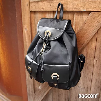 Bagcom 美戀三環後背包–黑色