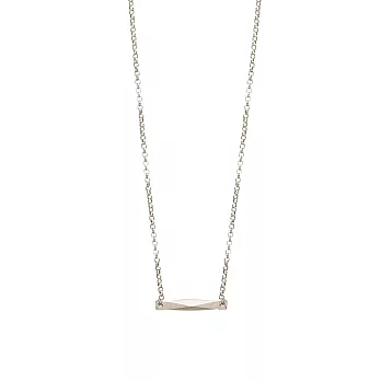 Dogeared balance 菱形切割 平衡骨 銀色許願項鍊 附原廠盒