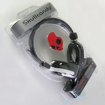 【Skullcandy】可調式頭帶/符合人體工學/高品質立體音效/AGENT 耳罩式耳機-黑色