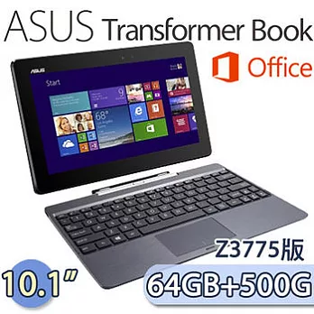ASUS 華碩 Tansformer Book T100/T100TA 64GB+500GB 10.1吋 四核心變形筆電平板灰灰