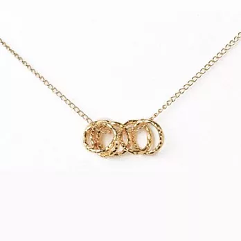 Dogeared 許願金項鍊五環閃亮小圈Sparkle Karma Necklac附原廠盒