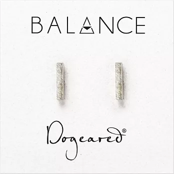 DOGEARED 平衡骨 銀耳環 Balance Studs 附原廠盒