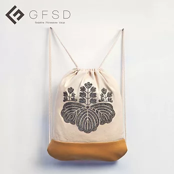 【GFSD】戰國武將家徽-【豐臣秀吉】後背包-礦黑