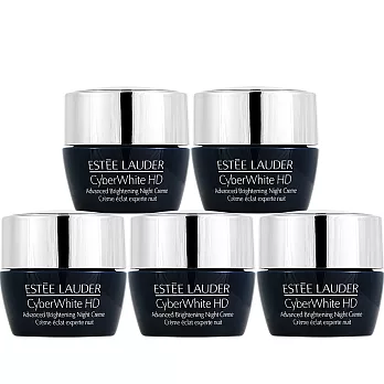 ESTEE LAUDER 雅詩蘭黛 HD超畫質晶燦透白雪紡晚霜(7ml)(精巧版)*5