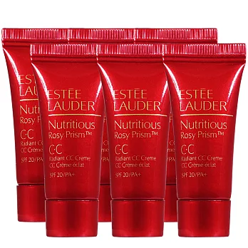 ESTEE LAUDER 雅詩蘭黛 紅石榴超能CC霜SPF20/PA+(5ml)*6