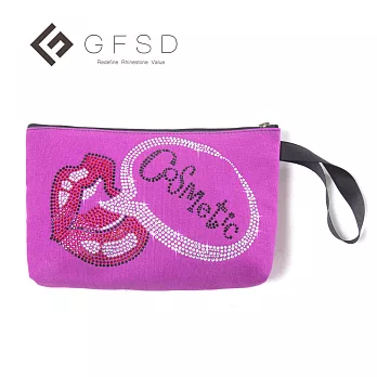 【GFSD】嘴唇系列-說話化妝包【紫】薰衣紫