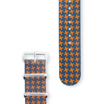 HYPERGRAND - 22MM BRICKLANE NATO STRAP 紅磚巷軍用錶帶 (銀釦)