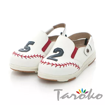 Taroko超級棒球家超輕量兩用休閒鞋-經典白兒童款23經典白
