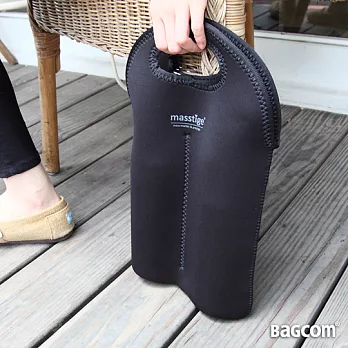 Bagcom Masaki 環保日本設計保溫/冷手提袋-黑色