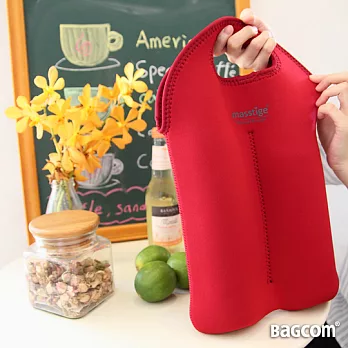 Bagcom Masaki 環保日本設計保溫/冷手提袋-紅色