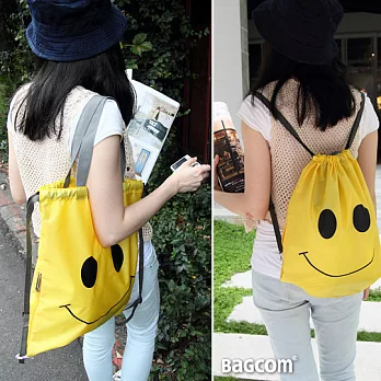 Bagcom Masaki 微笑束口肩後背手提包