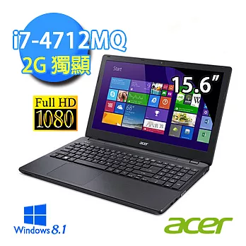 【Acer】E5-572G-74RJ 15.6吋FHD高畫質筆電 (i7-4712MQ/8G/2G獨顯/1TB+8GSSD/WIN8.1)
