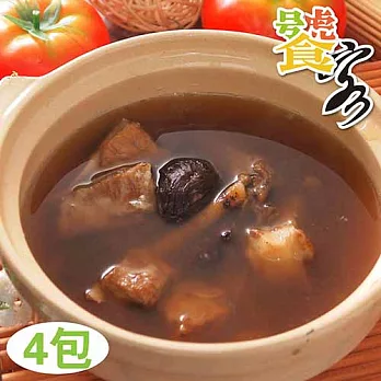 饕客原盅燉品 南洋肉骨茶4包組4包