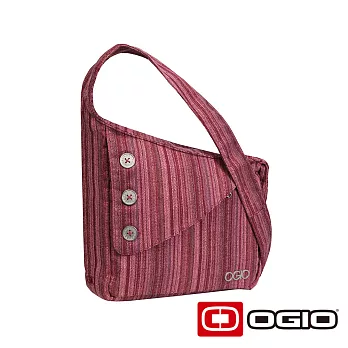 OGIO BROOKLYN 流線鈕扣平板手提托特包 (莓果)