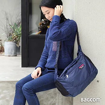 Bagcom Masaki Melody 輕悅旅遊收納肩背包(可斜背)-深藍