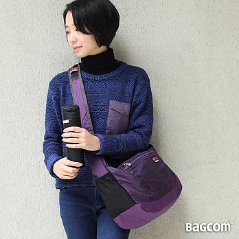 Bagcom Masaki Melody 輕悅旅遊收納肩背包(可斜背)-紫色