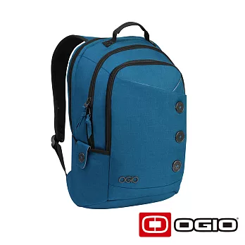 OGIO SOHO 17 吋鈕扣造型電腦後背包 (藍色)