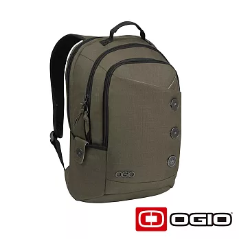 OGIO SOHO 17 吋鈕扣造型電腦後背包 (灰色)