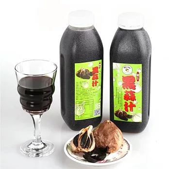 《田薯黍》養身黑蒜頭汁(950ml/瓶，共兩瓶)