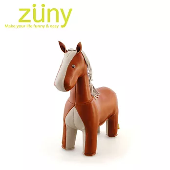 Zuny Classic-馬造型擺飾書檔(黃褐色)