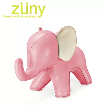 Zuny-大象造型擺飾書檔(Abby-粉紅色)