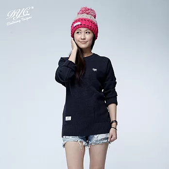 【DYC】_秋葉-美麗諾羊毛衫_XS_丈青