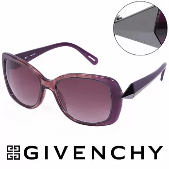 GIVENCHY 法國魅力紀梵希時尚幾何美學風格太陽眼鏡(紫) GISGV8297NHX
