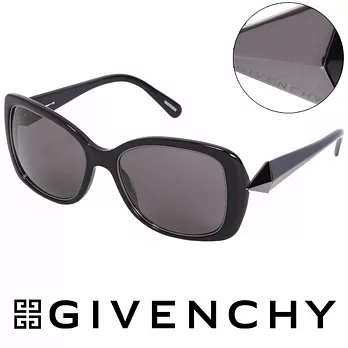 GIVENCHY 法國魅力紀梵希時尚幾何美學風格太陽眼鏡(黑) GISGV829700X