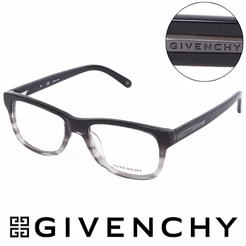 GIVENCHY 魅力紀凡希都會玩酷潮框平光眼鏡(漸層黑) GIVGV7530W40