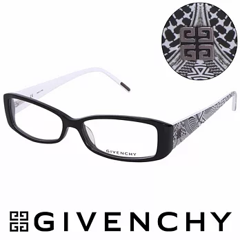 GIVENCHY 法國魅力紀梵希北非狩獵風格時尚平光眼鏡(黑) GIVGV7410700