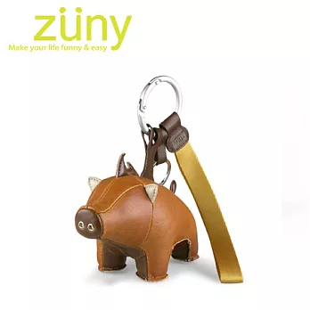 Zuny-Zu.Ring-山豬造型吊飾(Babu-黃褐色)