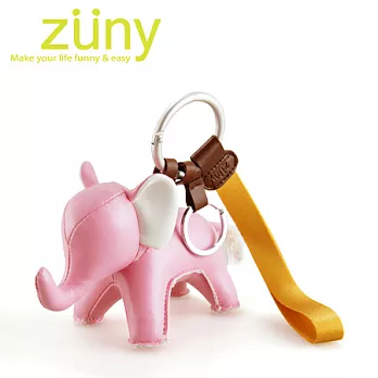 Zuny-Zu.Ring-大象造型吊飾(Abby-粉紅色)