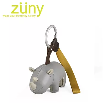 Zuny-Zu.Ring-犀牛造型吊飾(Hino-灰色)