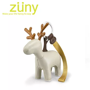 Zuny-Zu.Ring-麋鹿造型吊飾(Miyo-白色)