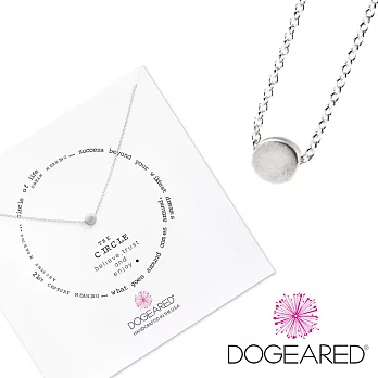 Dogeared 許願項鍊 銀色豆豆 Circle Necklace 附原廠禮盒