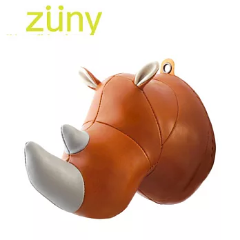 Zuny-犀牛造型牆掛飾(Hino-黃褐色)