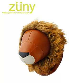 Zuny-獅子造型牆掛飾(Lino-黃褐色)