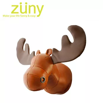 Zuny-麋鹿造型牆掛飾(Rudo-黃褐色)