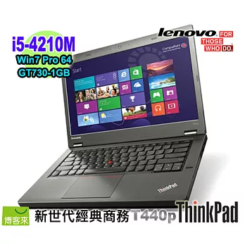 [獨顯] Lenovo ThinkPad T440P 20ANA0BN★Core i5-4210M ★GT730-1GB獨顯★Windows 7 Pro★4G★500G