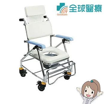 均佳 鋁合金可推可躺便器椅 JCS-207